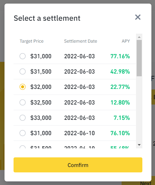 1653958189 6 Binance Dual Investment—Buy Low or Sell High and Earn Interest Binance Dual Investment—Buy Low or Sell High, and Earn Interest at the Same Time - CoinCheckup Blog