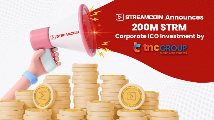 StreamCoin announces 200 million STRM